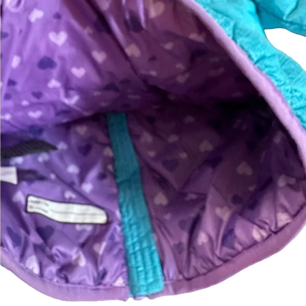 Snozu Girls Puffer Lined Hoodie Jacket Size 2T